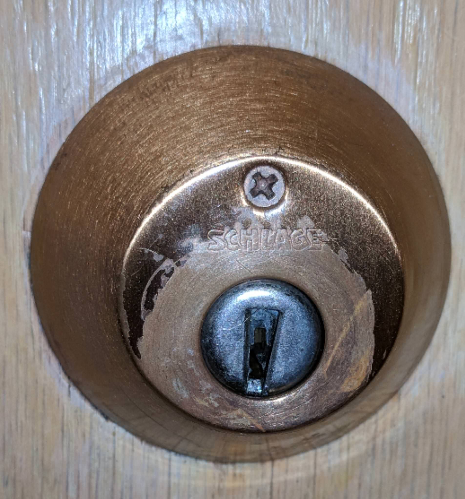 How do you remove this Schlage double cylinder deadbolt? (M8209) Home