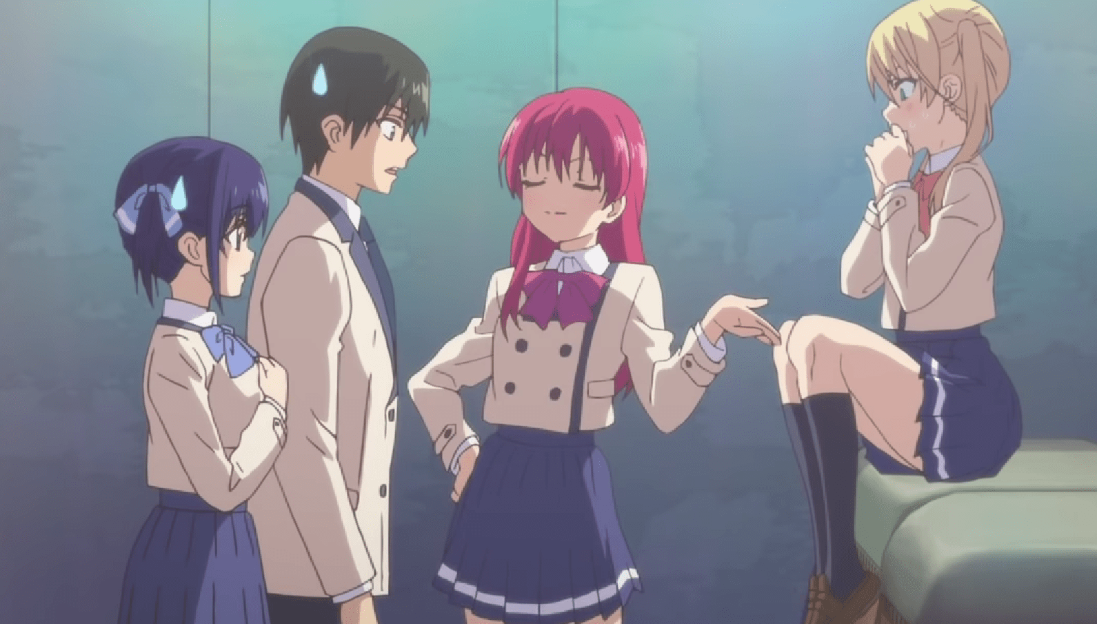 What's the first anime and manga to use the sweat drop to indicate