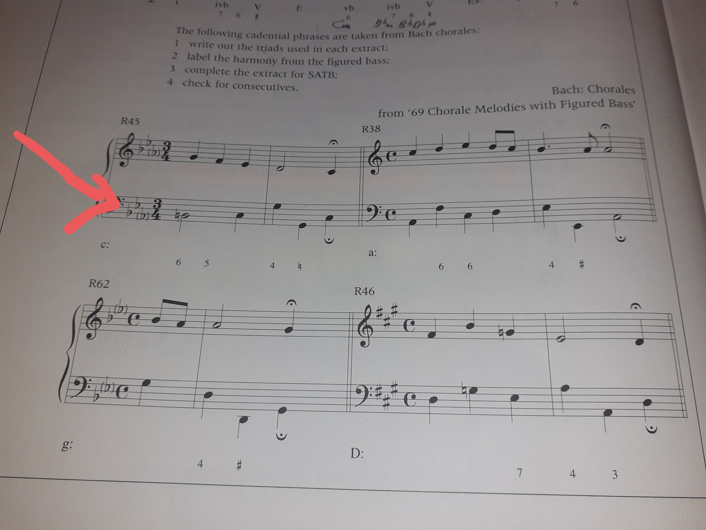 What does it mean when one flat in the key signature is in parenthesis