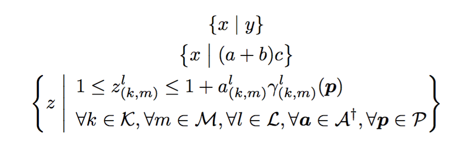 latex big brackets multiple lines