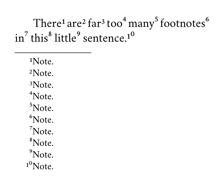Skyglobe footnote notation caferes