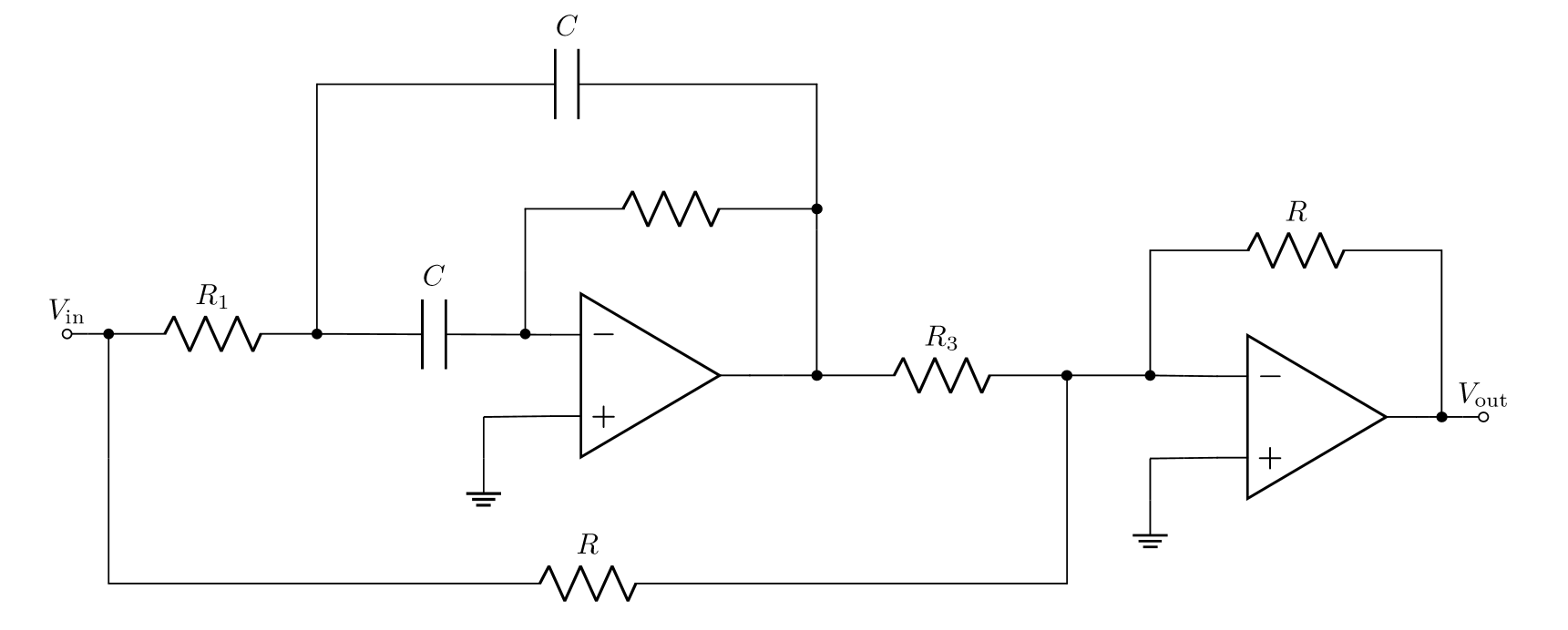 operational amplifier Negative damping ratio for second order
