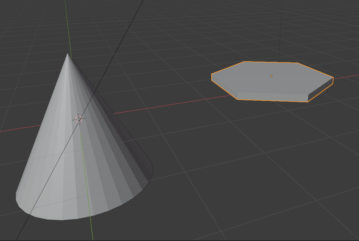 modeling How can I make a hexagonal cone? Blender Stack Exchange