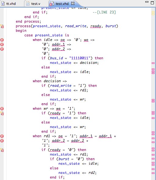 Error in my VHDL code, but I can't seem to figure out why Stack Overflow