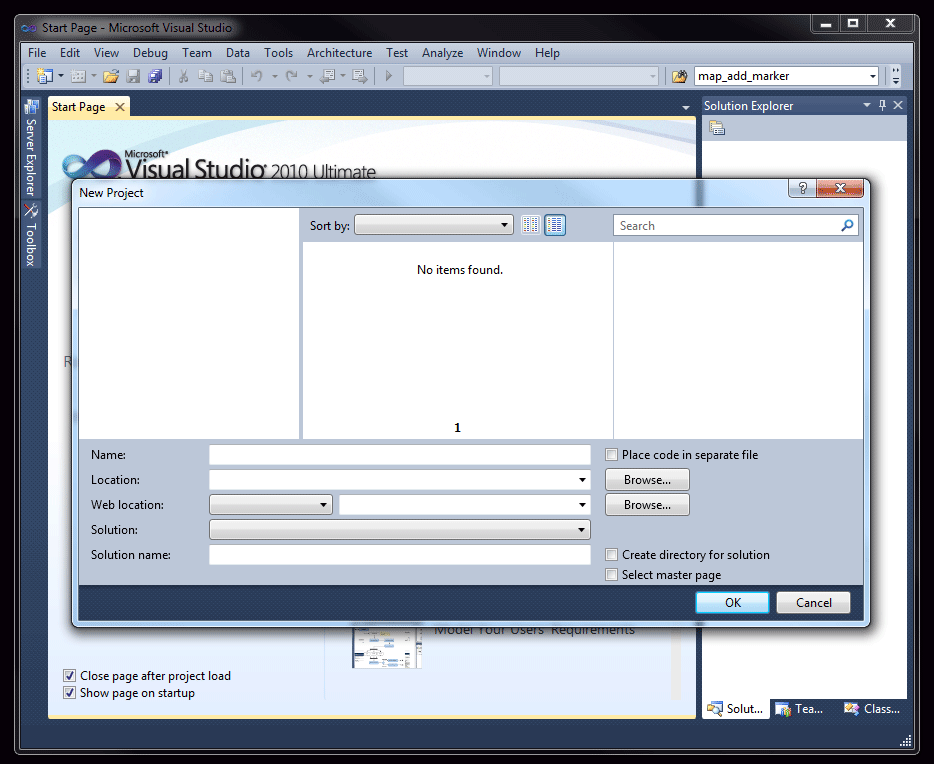 Why is my Visual Studio 2010 New Project dialog broken? Stack Overflow
