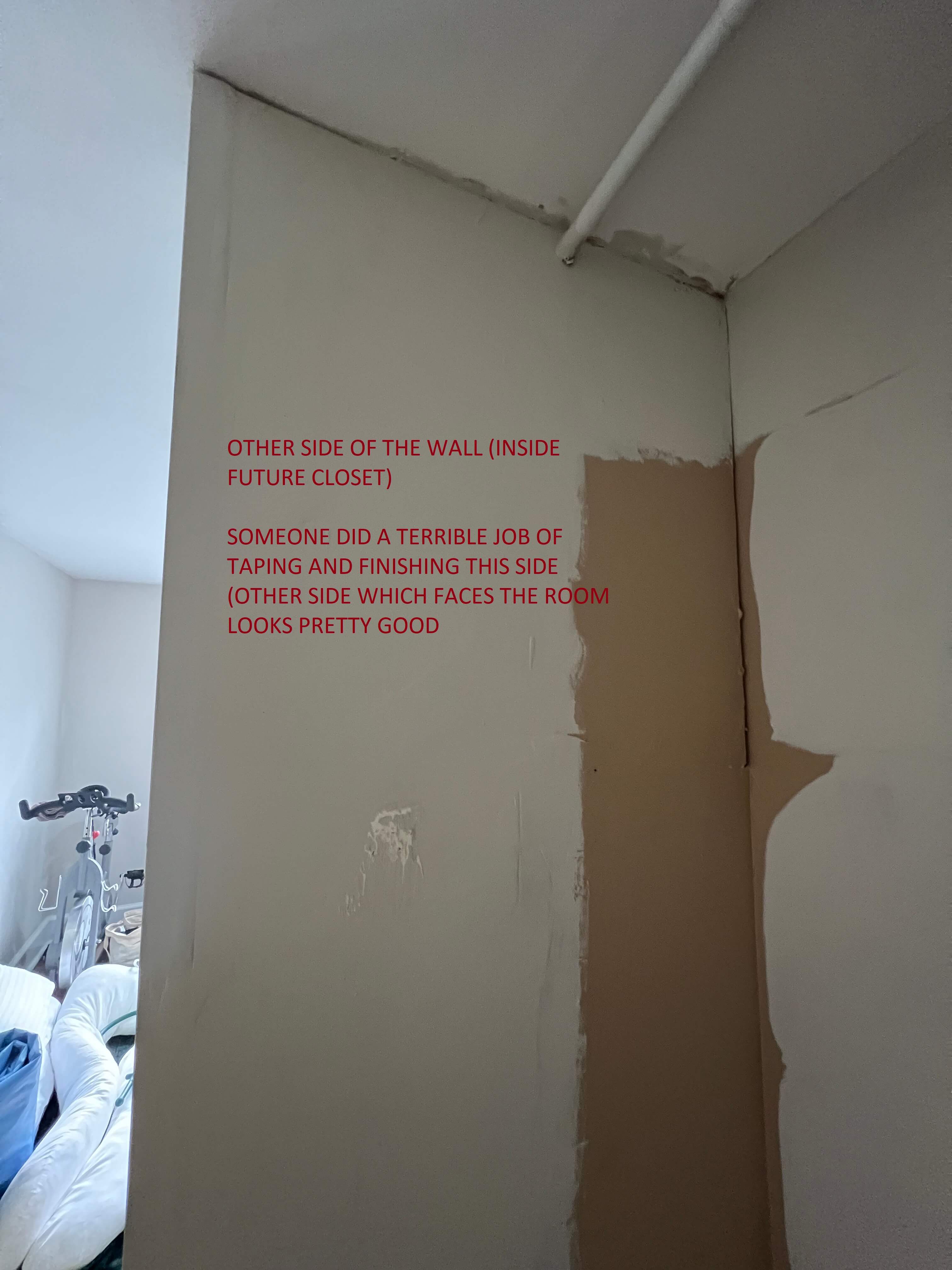 Can I frame a door opening and create a closet here? - Home Improvement