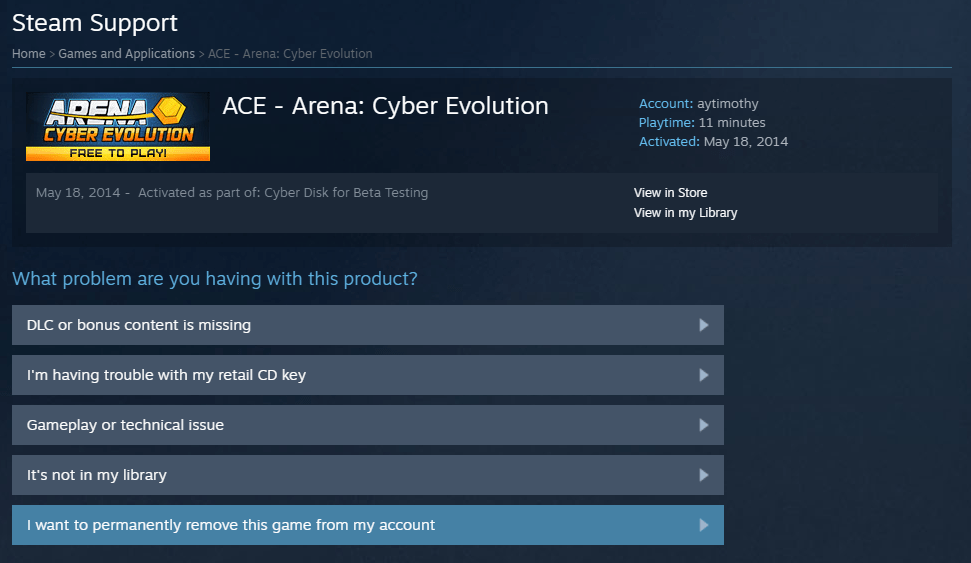 steam technical issues A game I bought has disappeared from my