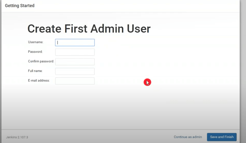How to create jenkins admin user later? Server Fault