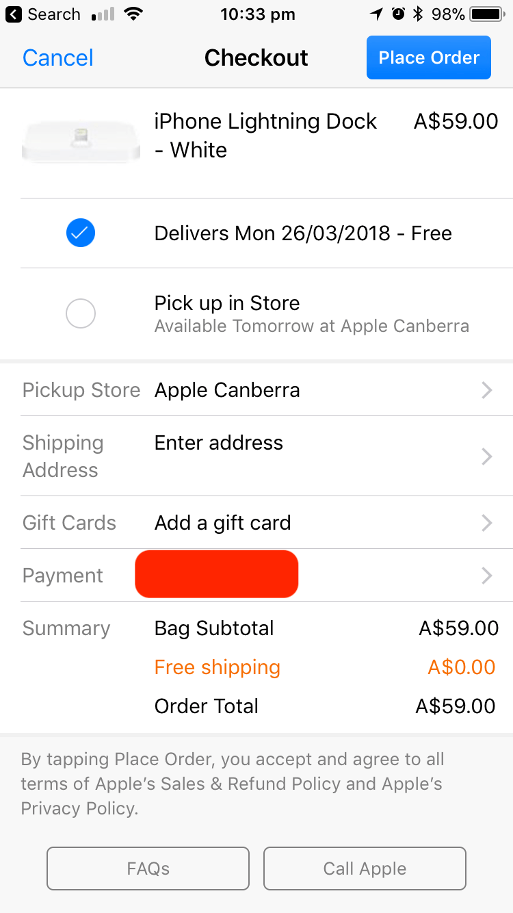 Apple Pay on Apple Online Store Ask Different