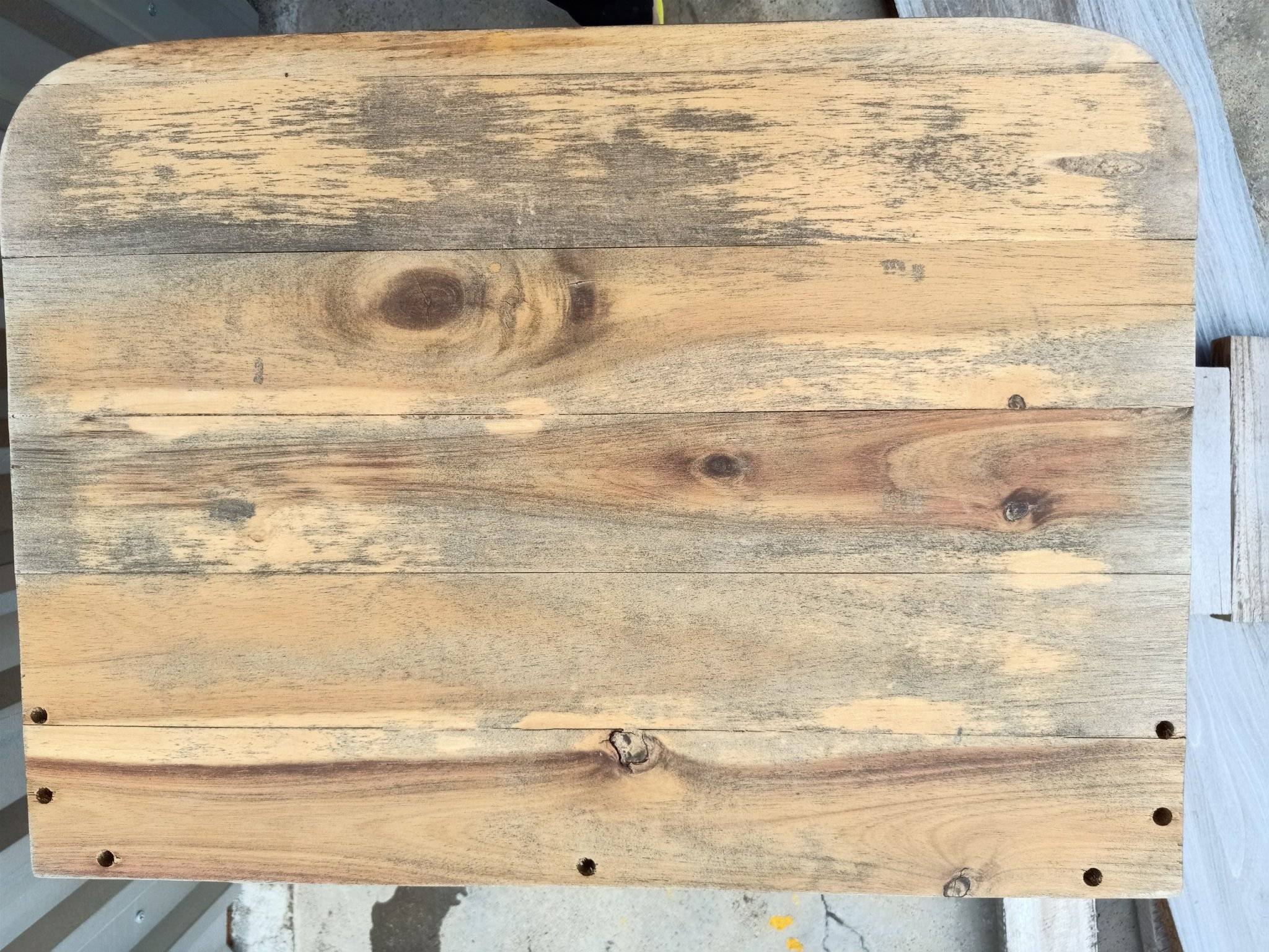 staining Turning indoor stain furniture into outdoor stain using