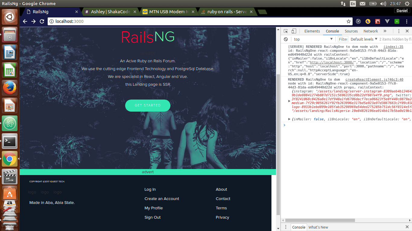 ruby on rails Server Side Rendering with React_on_Rails v9 React