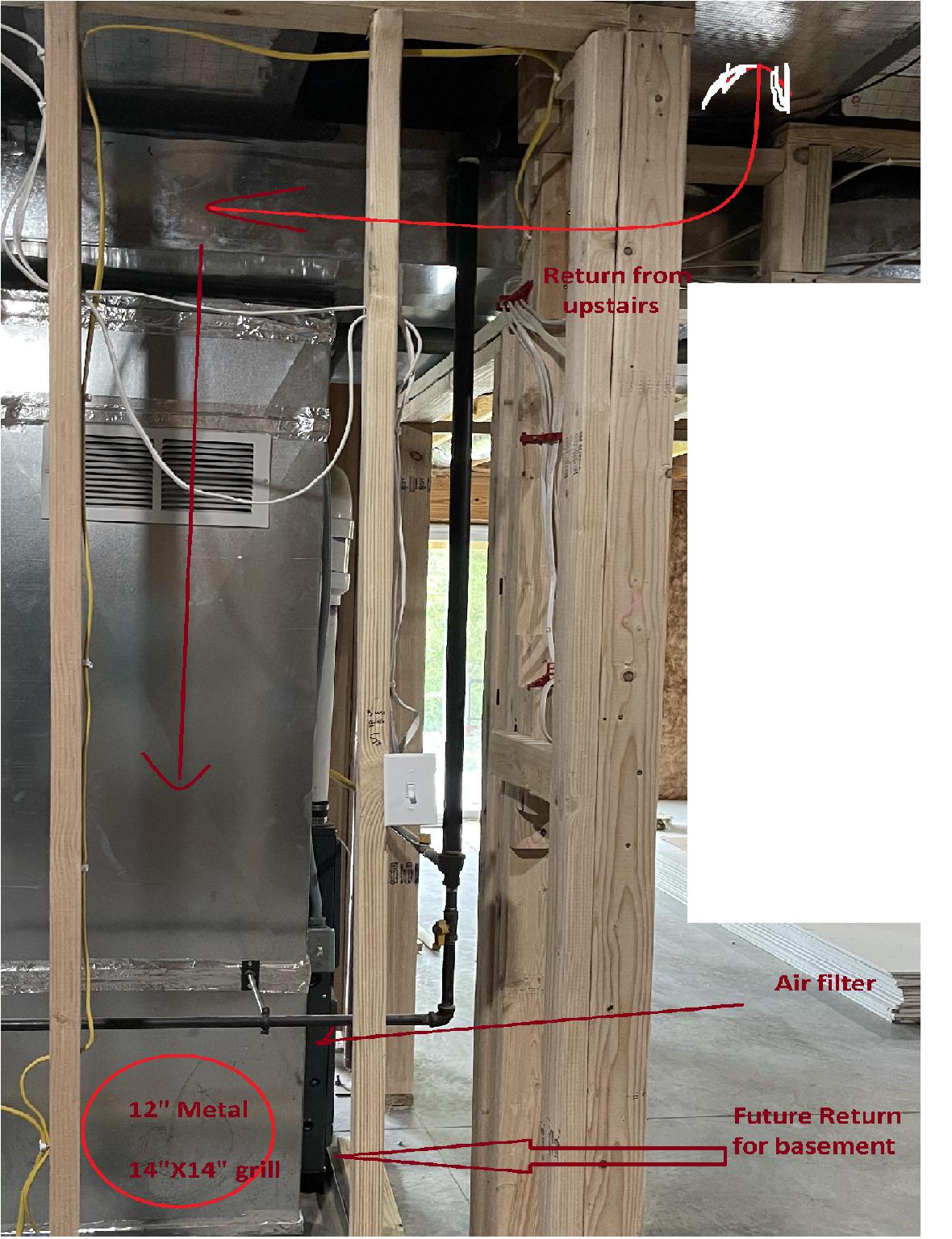 ducts Should a HVAC return be partially closed in proportion to