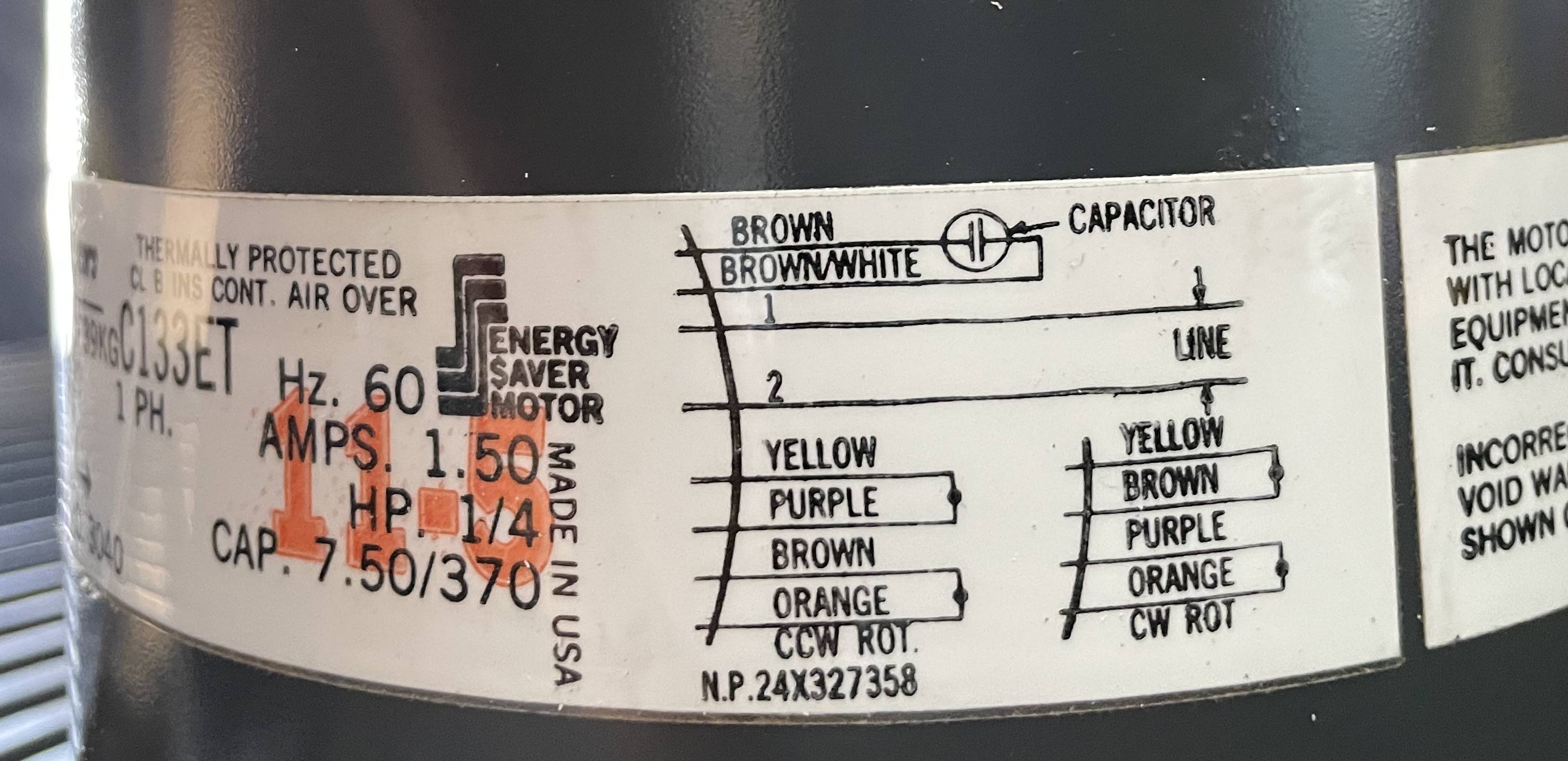 hvac AC Condensor Motor Wiring Home Improvement Stack Exchange