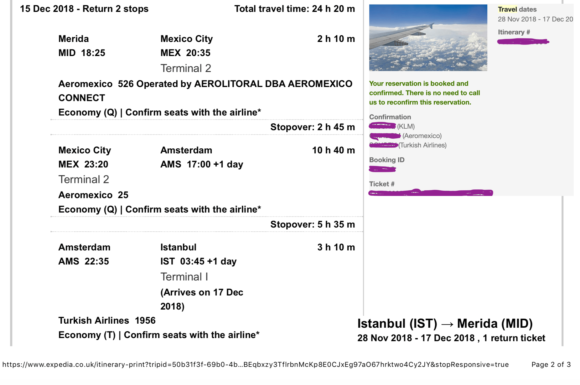 luggage One ticket, two airlines, bags not checked to final
