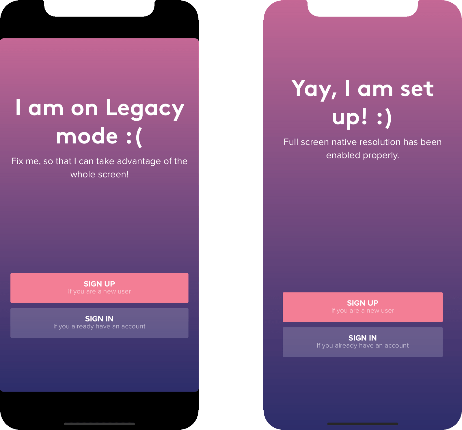 reactjs SafeAreaView doesn't working in react native