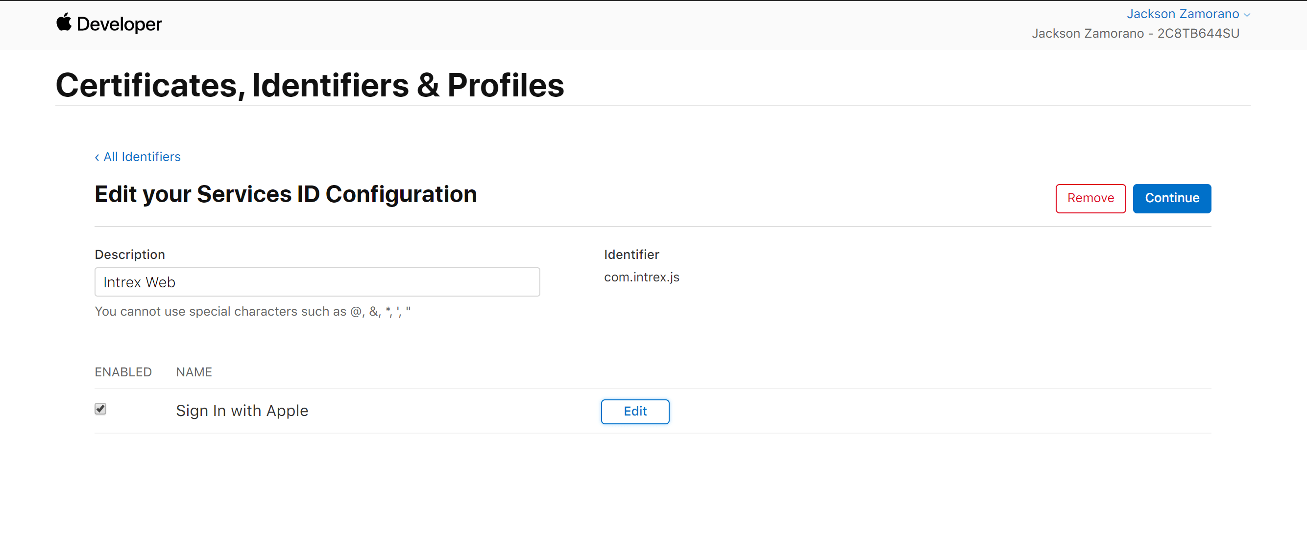 javascript Sign In With Apple JS returns 'invalid_request Invalid
