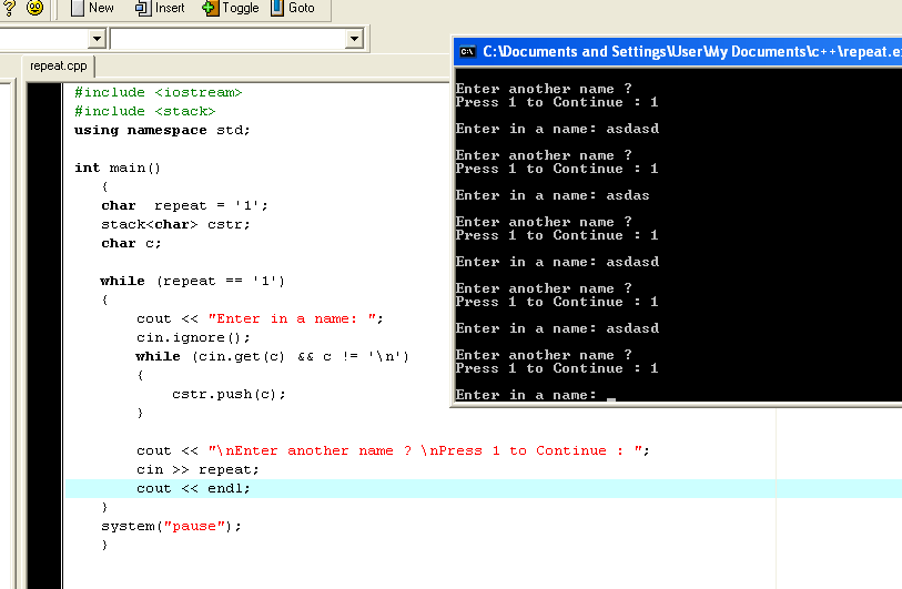 c++ while loop and getchar() Stack Overflow