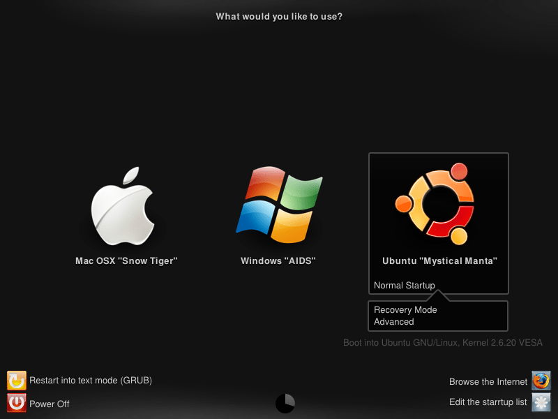 14.04 Graphical Bootloaders? Ask Ubuntu