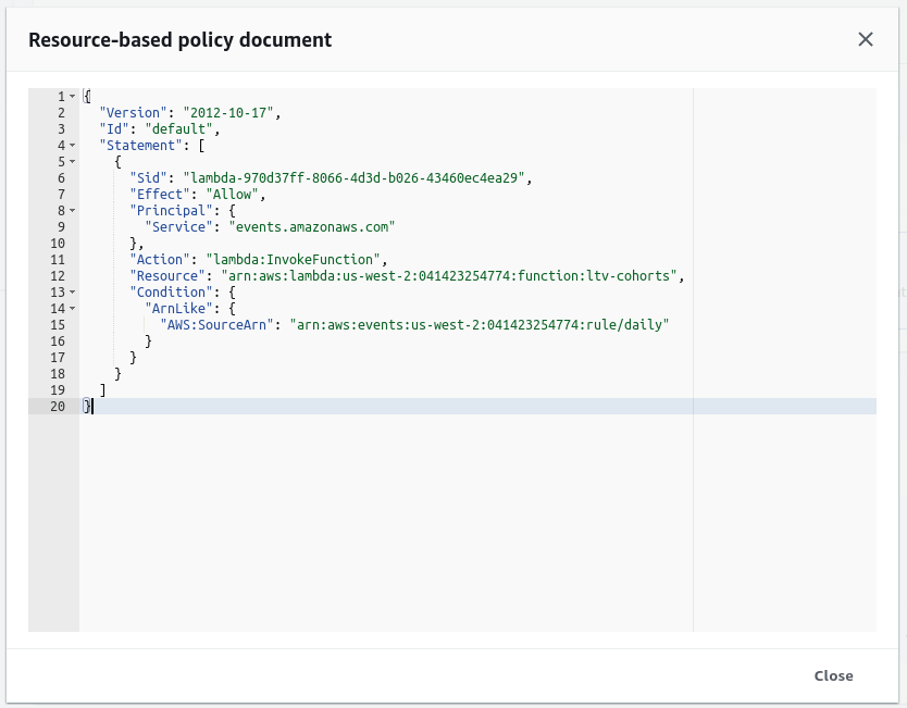 amazon web services Getting "Access Denied" in AWS lambda "Edit