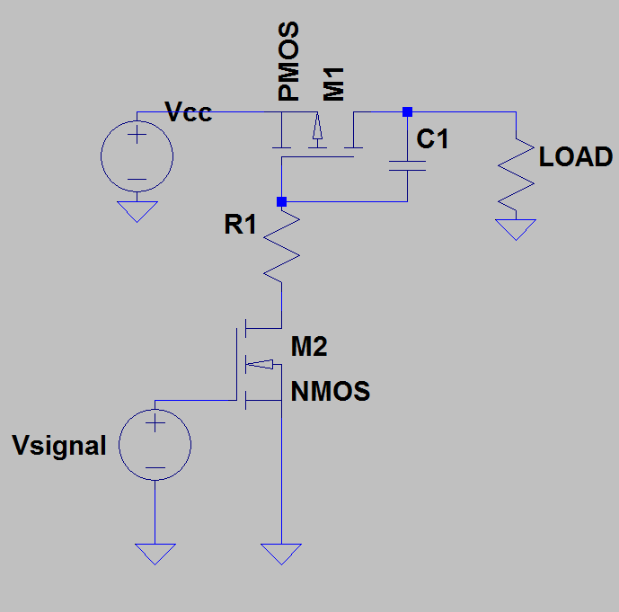 nmos What happens to a MOSFET if i apply voltage between