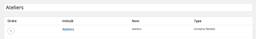 shareit ACF Flexible content basic text field