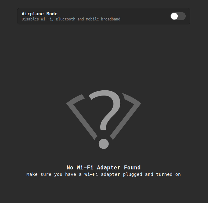 networking "Wifi Adapter not Found" on Asus running Ubuntu 22.04, how do I diagnose the