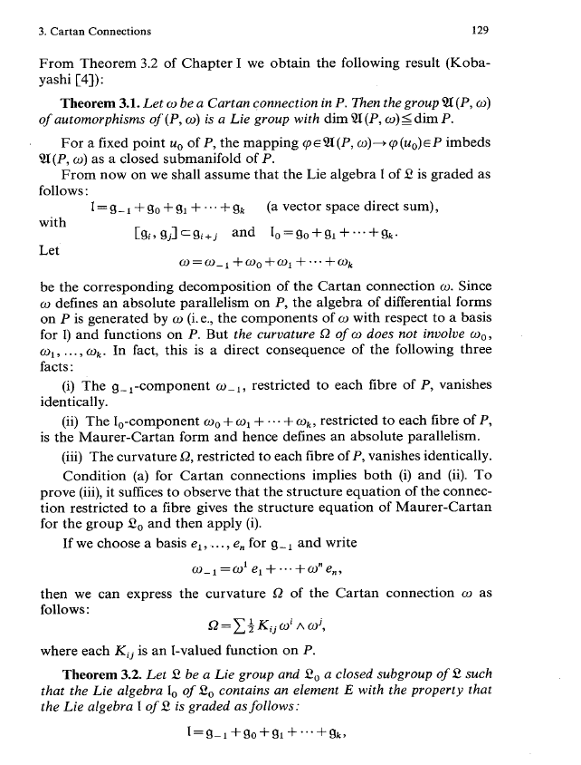 differential geometry About the curvature of a Cartan connection