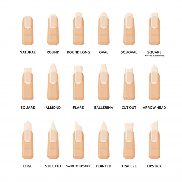 plotting There are many shapes of nail design. Can the “cut out