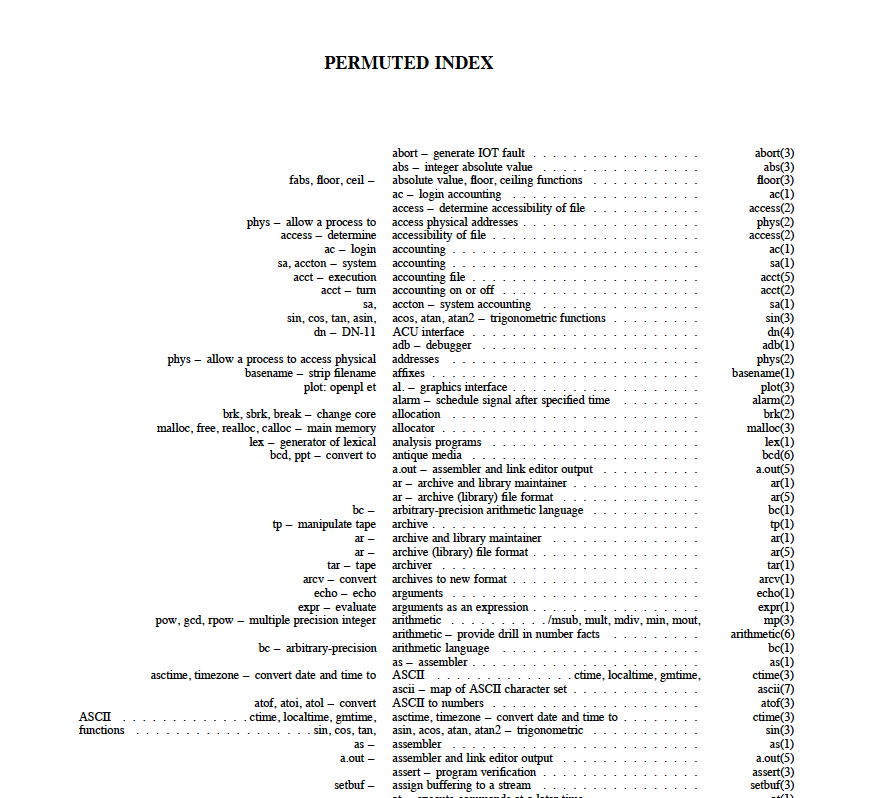 c++ What is a permuted index? Stack Overflow