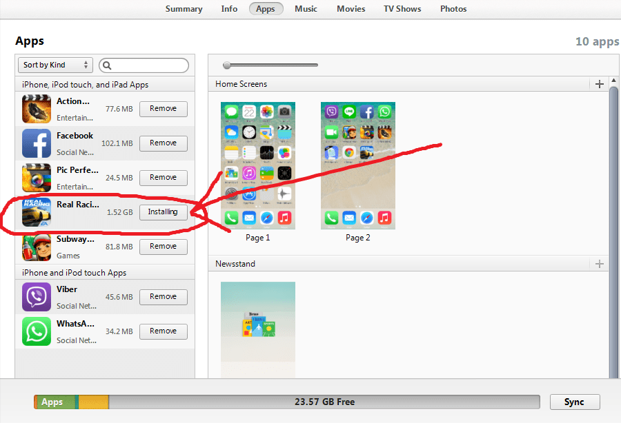 ios iTunes stuck on "installing" when installing .ipa files Ask
