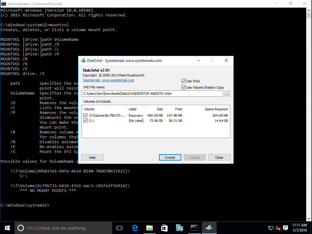 DiskToVhd generated VHD is not bootable Super User