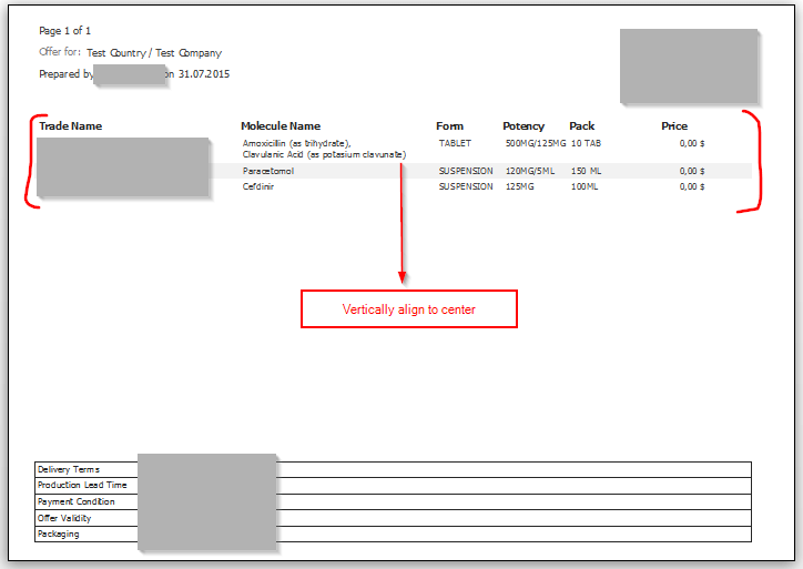 Vertical alignment in Access reports Stack Overflow