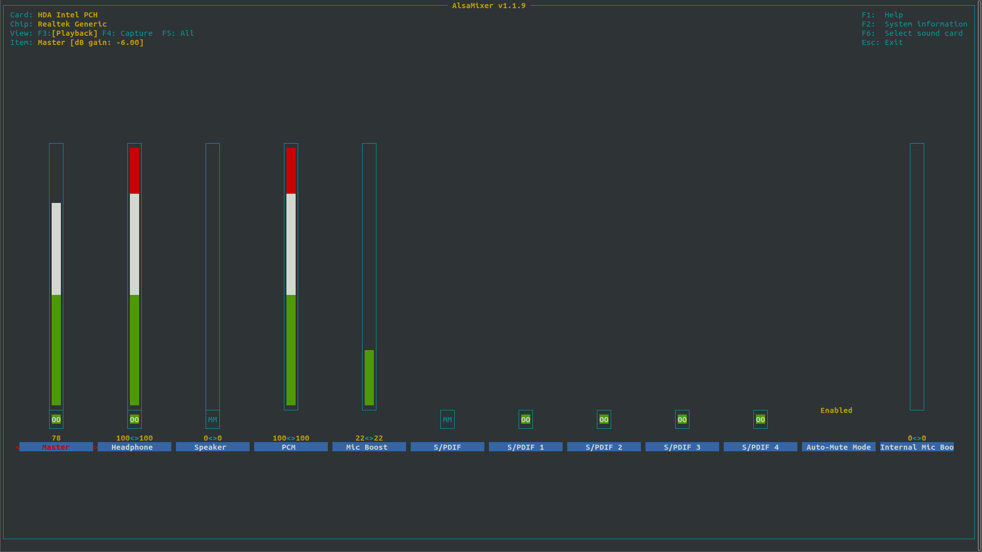 sound Ubuntu 18.04 Audio doesn't work unless I switch between