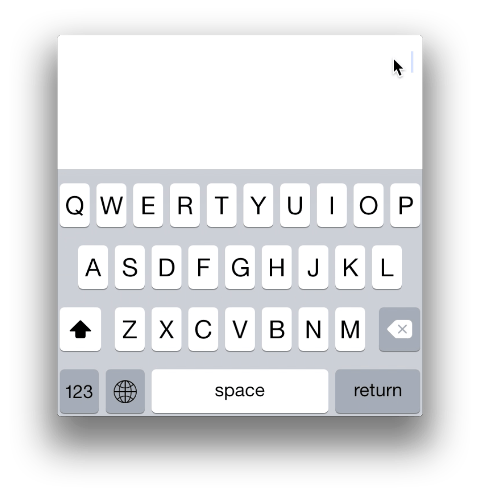 objective c how to remove the black background when the keyboard