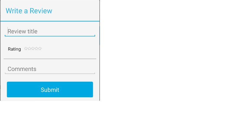 How to give spacing between rating bar stars android