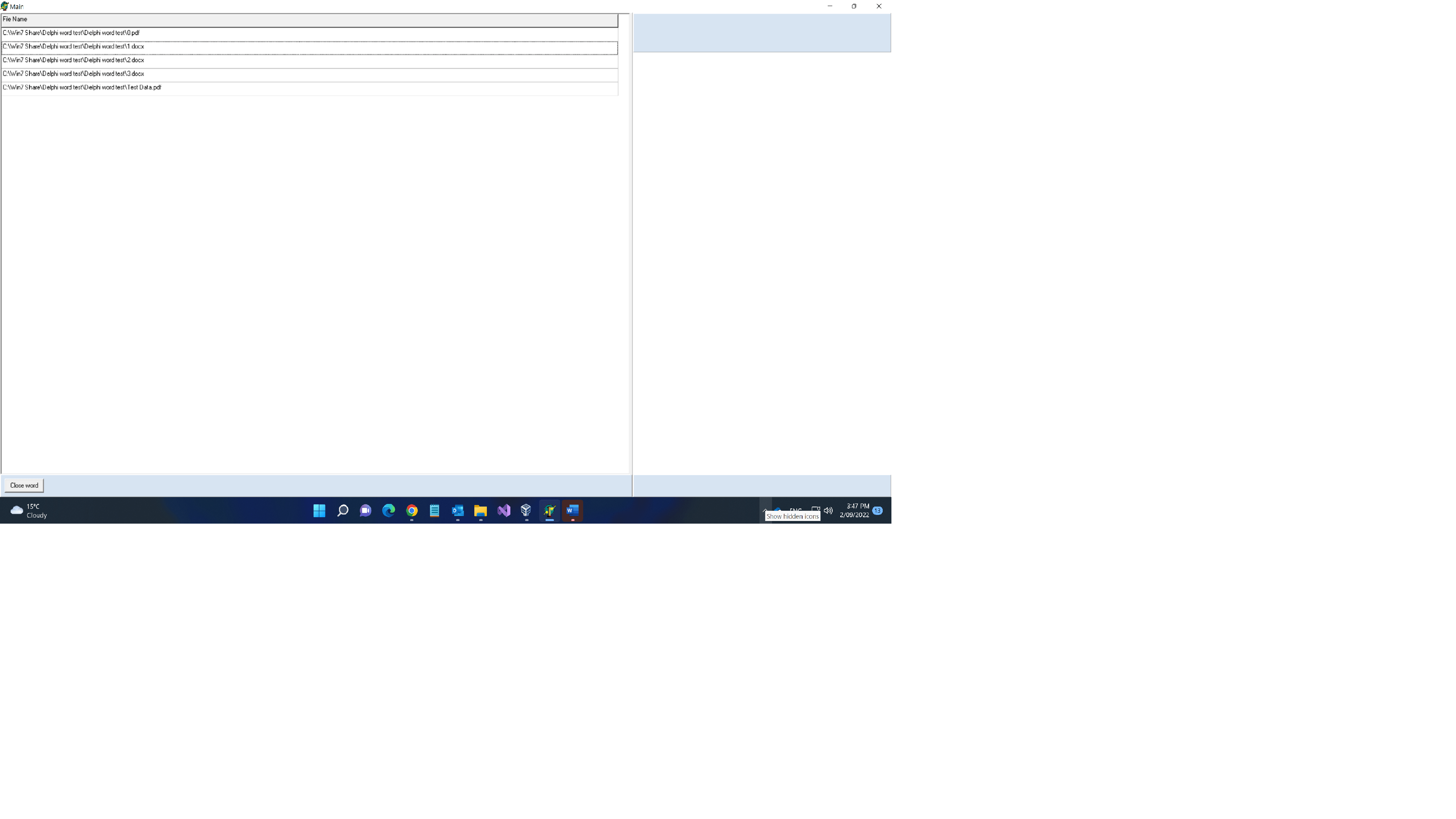 windows MS Word doesn't show on screen Stack Overflow