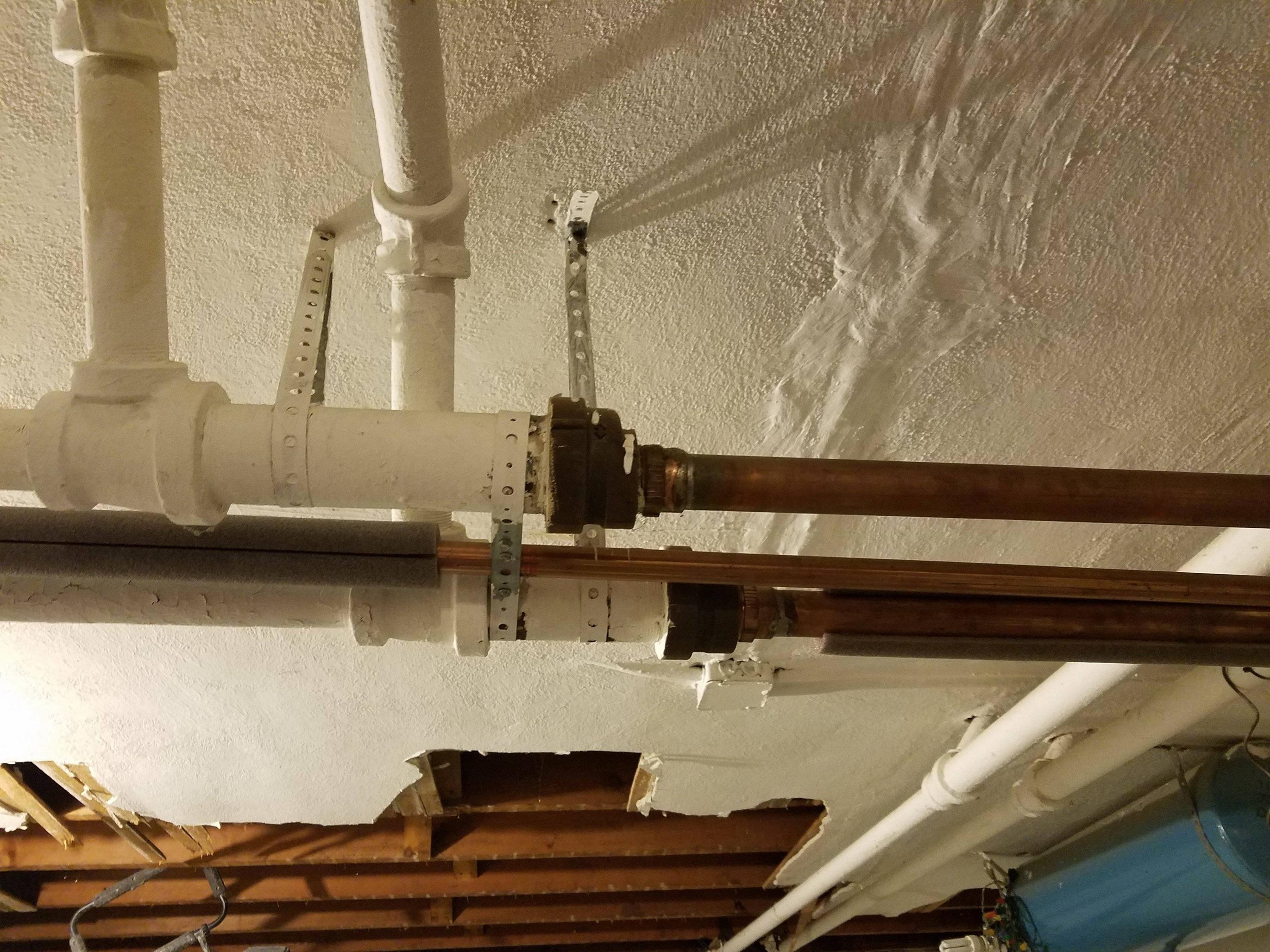 Replace hydronic water boiler return pipes with pex Love & Improve Life
