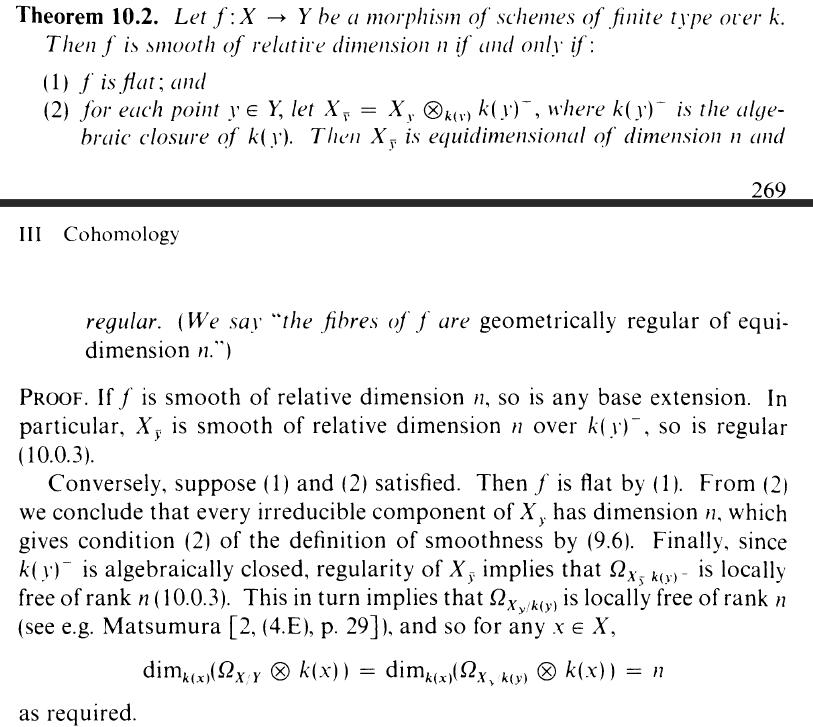 algebraic geometry Hartshorne III 10.4 Mathematics Stack Exchange