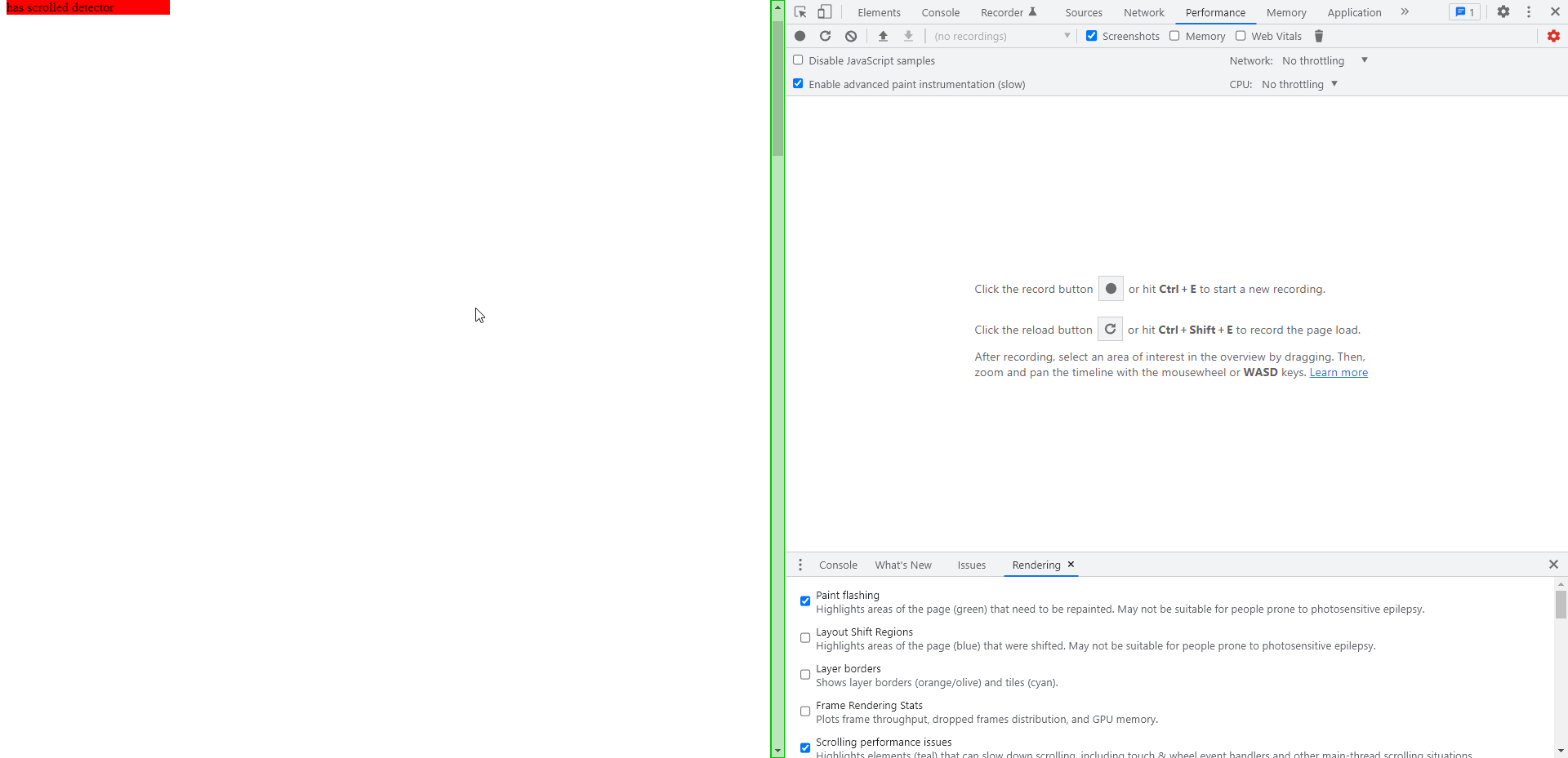 Does angular trigger change detection when setting a variable to the