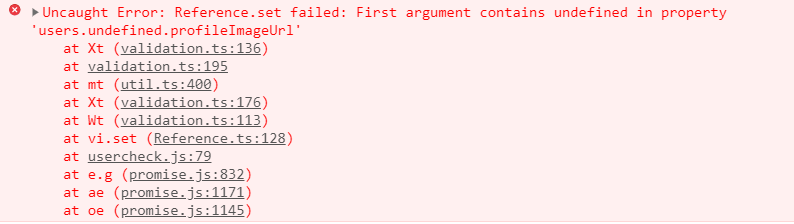 javascript Reference.set failed First argument contains undefined in
