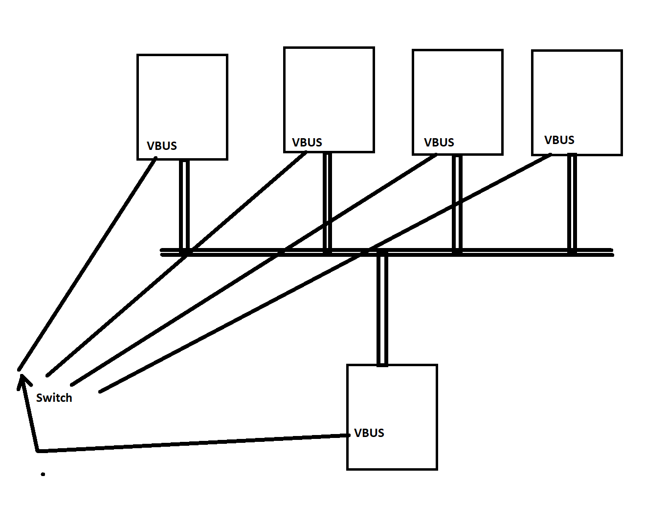 usb c USB multiplexer with common bus Electrical Engineering Stack