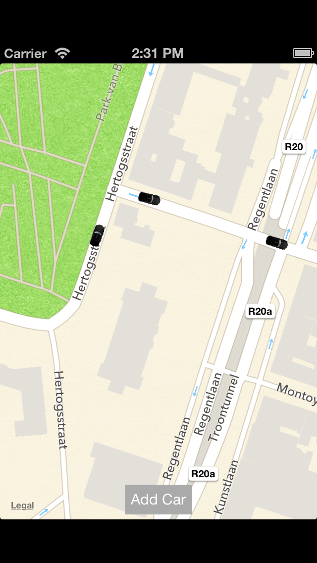 iphone Car (Annotation) animation (like uber app) not working Stack