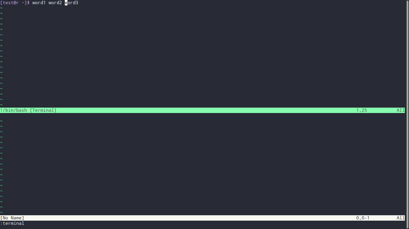 How to put cursor in the right position after switching from normal