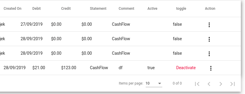angular How to use a slide toggle in a mattable? Stack Overflow