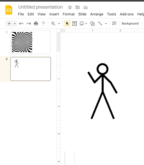 How to stop GIF animations on Google Slides' slides
