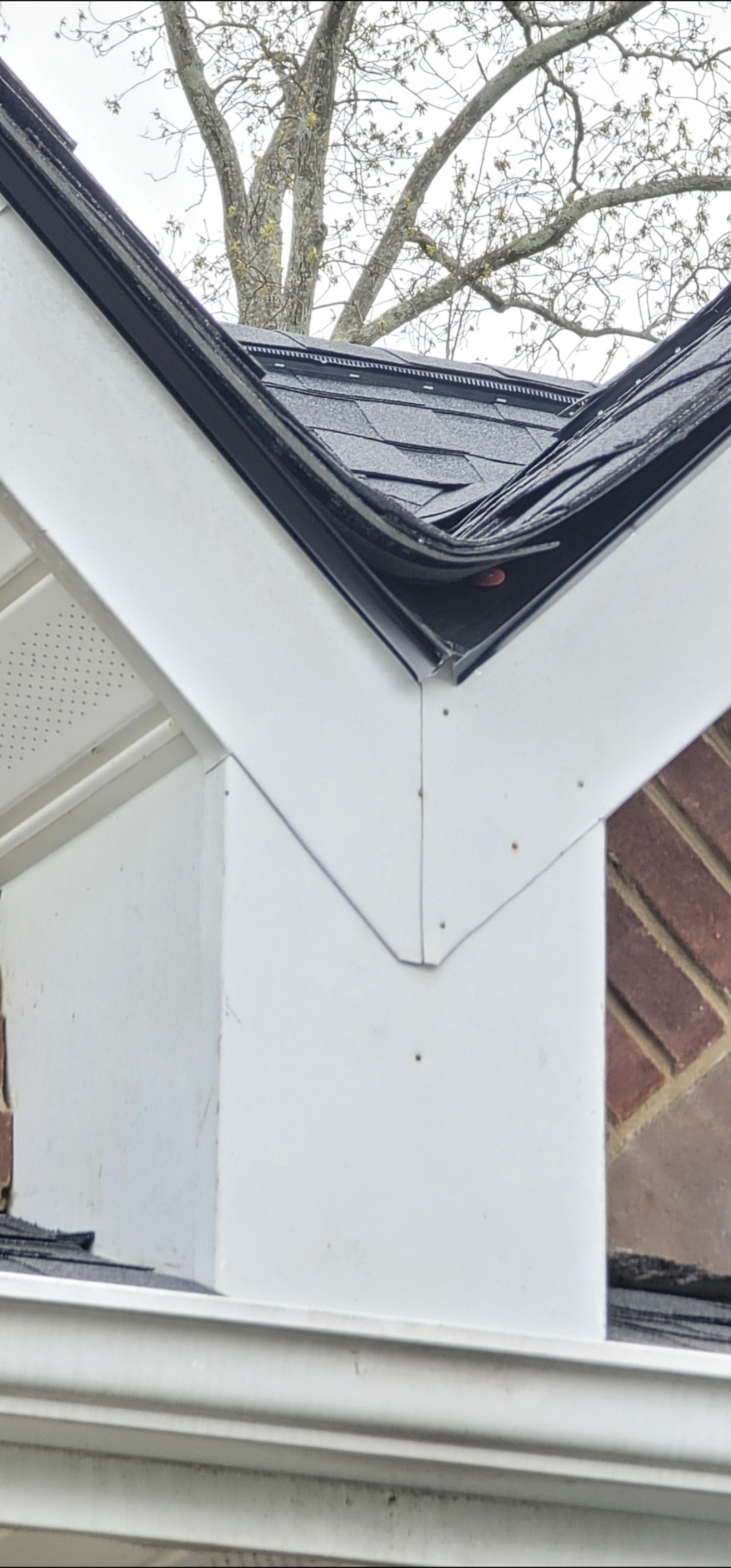 roofing Is it proper to have shingles at the bottom of the valley