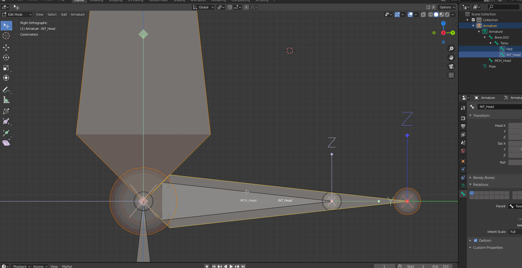 rigging Blender 2.82a Cant select through bones Blender Stack Exchange