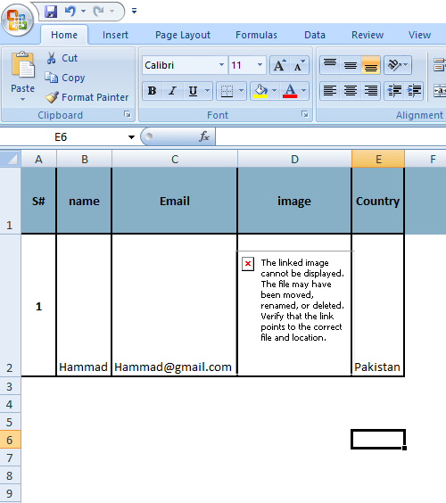 php Can we export Html table's images and text into Excel using