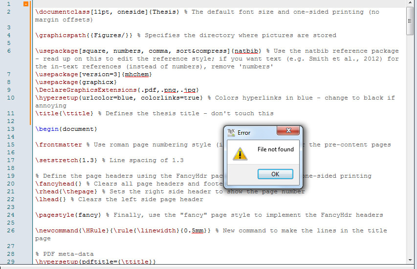 Tex File No Longer Found After Previously Working TexMaker & Texlive