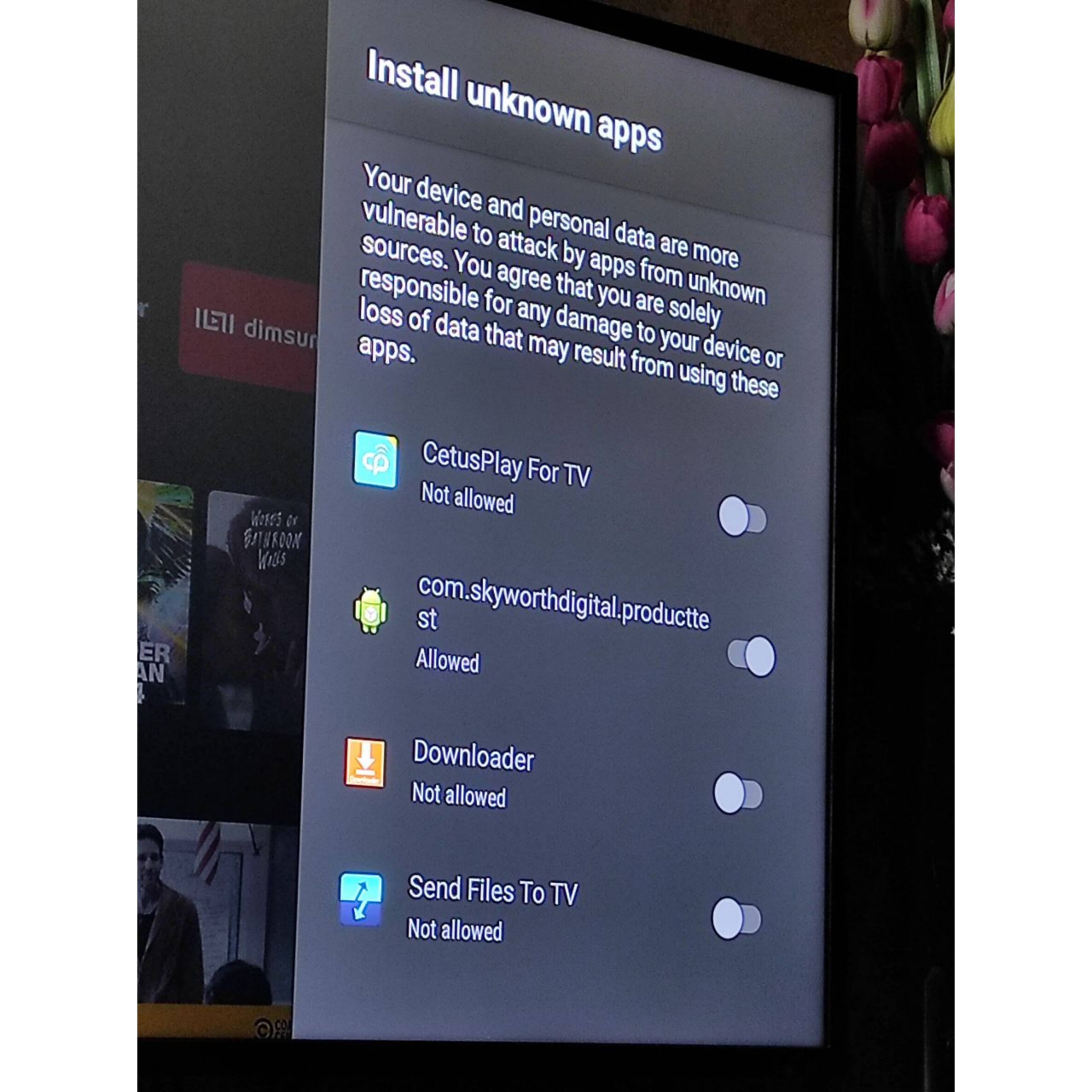 applications Why can't i turn on installation from unknown apps on my